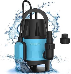 SereneLife Submersible pool draining pump