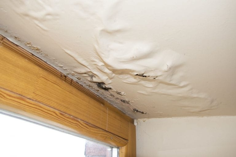 water dripping from the ceiling