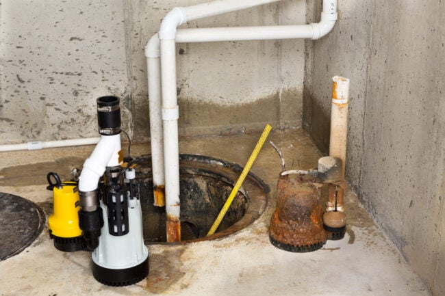 Tool you need for installing a sump pump
