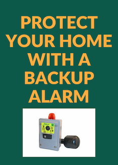 Protect your home with a backup alarm