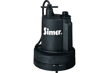 The Simer 2305 sump pump