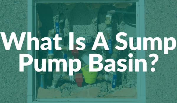 Sump pump basin