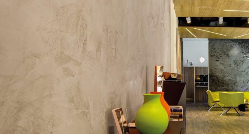 veneer plaster wall