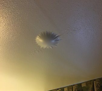 ceiling water bubble