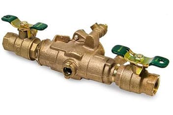 Watts backflow valve
