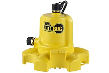 Outdoor sump pump: WAYNE Waterbug